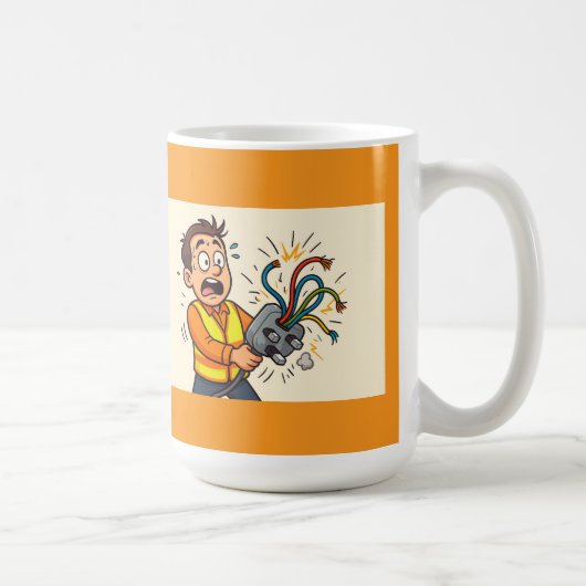 電気技師の茶碗/マグカップ コーヒーマグカップ (右)