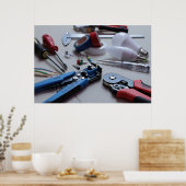 電気技師の道具及び設備 ポスター (キッチン)