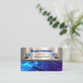 電気技師の金属の手元商人の名刺 名刺 (スタンド正面)
