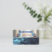 電気技師の金属の手元商人の名刺 名刺 (スタンド正面)