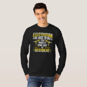 電気技師の電気作業者衣装エンジニア Tシャツ (正面フル)