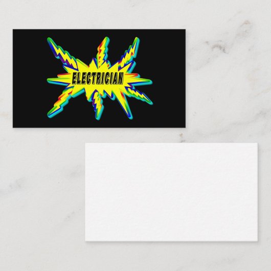 電気技師の魅力 名刺 (正面/裏面)