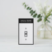 電気技師はスイッチカバーを整備します 名刺 (スタンド正面)