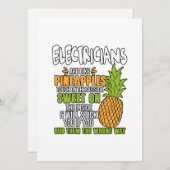 電気技師はパイナップルに似ている。 シーズンカード (正面/裏面)