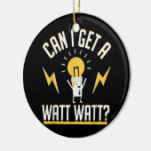 電気技師はワットを取れる セラミックオーナメント (左)