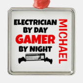 電気技師は遊のビデオゲームカスタムを愛 メタルオーナメント (正面)