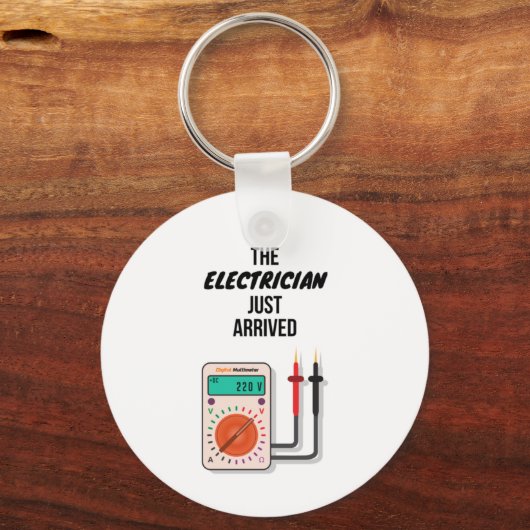 電気技師は電気技師への贈り物を受け取った キーホルダー (正面)