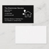 電気技師をテーマにした名刺 名刺 (正面/裏面)