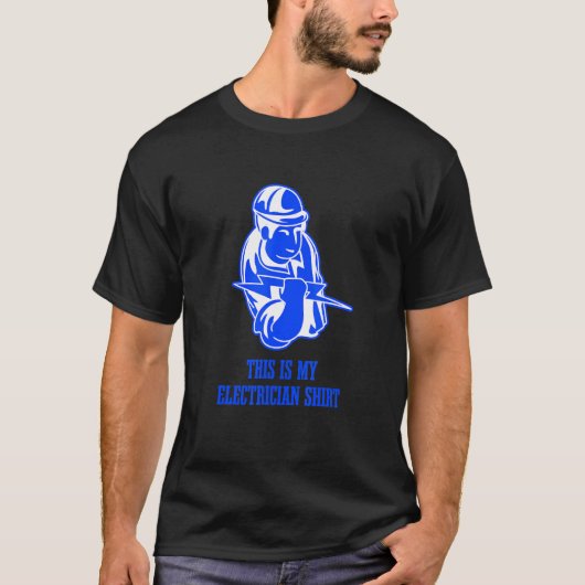電気技師アイロン引用文電気工芸士 Tシャツ (正面)
