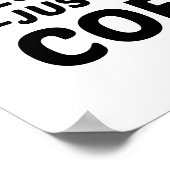 電気技師インスタントコーヒーを追加 ポスター (角)