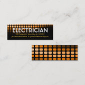 電気技師オレンジメートル スキニー名刺 (正面/裏面)