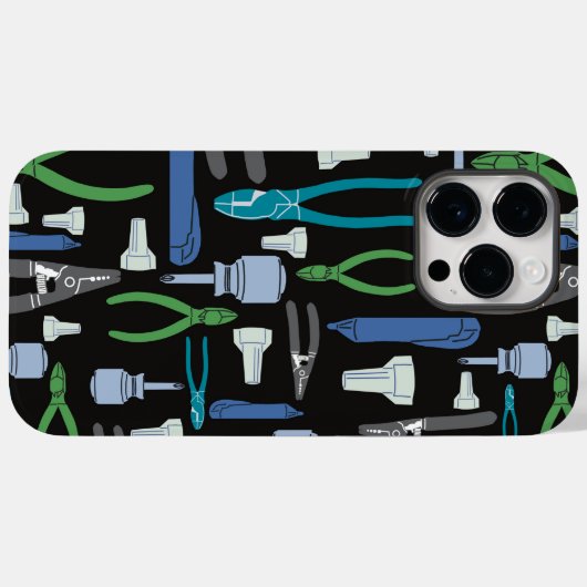 電気技師ギフトワイヤーマン Case-Mate iPhoneケース (裏面 (横))