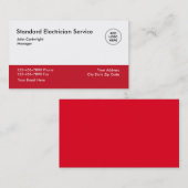 電気技師サービス 名刺 (正面/裏面)