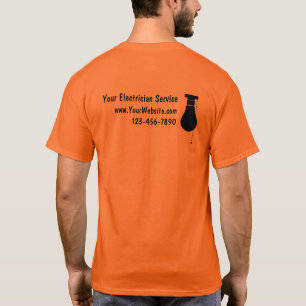 電気技師サービスTシャツ Tシャツ