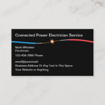 電気技師スパークワイヤー名刺