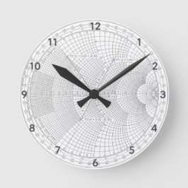 電気技師スミス表 ラウンド壁時計