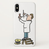 電気技師テーマのキャラクター Case-Mate iPhoneケース (裏面)