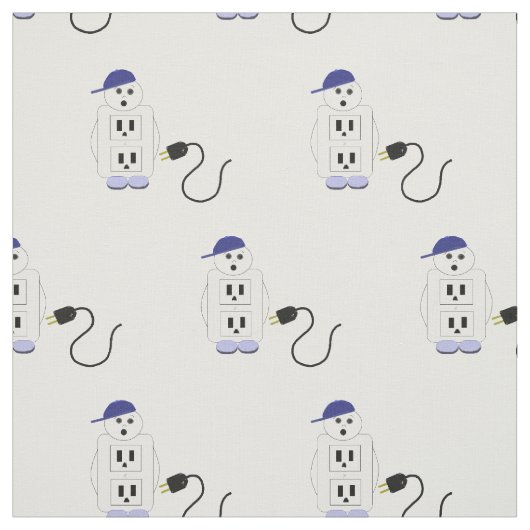 電気技師デザイン ファブリック (見本)