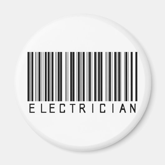 電気技師バーコード マグネット (正面)