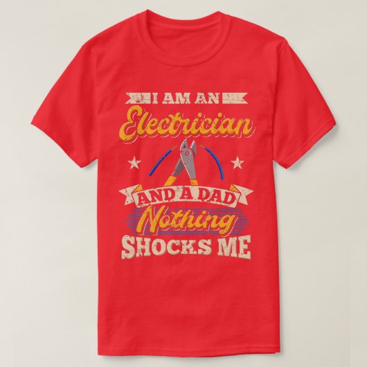 電気技師パパ電気作業者無線局 Tシャツ (デザイン正面)