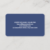 電気技師パーソナライズされたQR 名刺 (裏面)