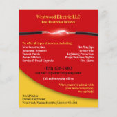 電気技師フライヤー チラシ (裏面)