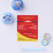 電気技師フライヤー チラシ (シングル)