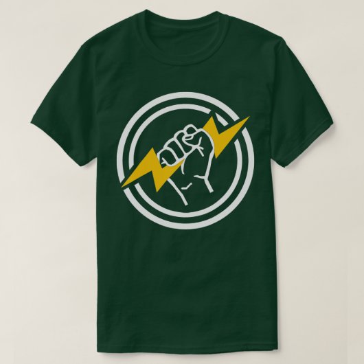 電気技師フラッシュ Tシャツ (デザイン正面)