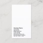 電気技師プロフェッショナルトレードスキルライトニングボルト 名刺 (裏面)