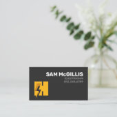 電気技師モノグラムH 名刺 (スタンド正面)