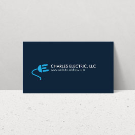 電気技師ロモダンゴの名刺（青） 名刺