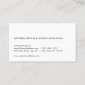 電気技師ロモダンゴ名刺I 名刺 (裏面)