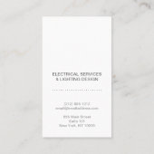 電気技師ロモダンゴ名刺III 名刺 (裏面)