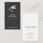 電気技師ロモダンゴ名刺III 名刺 (正面/裏面)