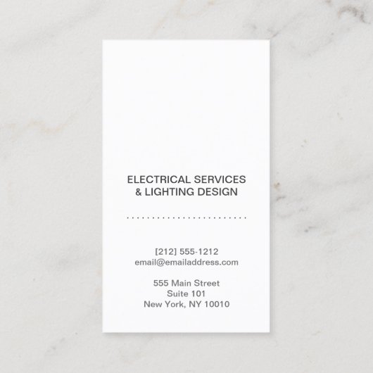 電気技師ロモダンゴ名刺IV 名刺 (裏面)