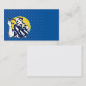 電気技師力の架線工夫の労働者の電気ビジネス 名刺 (正面/裏面)