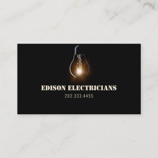 電気技師名刺 名刺 (正面)