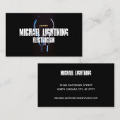 電気技師名刺 名刺 (正面/裏面)