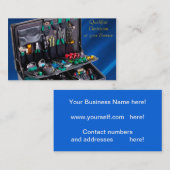 電気技師名刺 名刺 (正面/裏面)