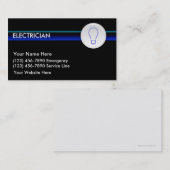 電気技師名刺 名刺 (正面/裏面)