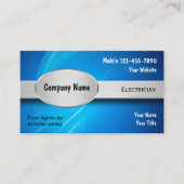 電気技師名刺 名刺 (正面)