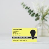 電気技師名刺 名刺 (スタンド正面)