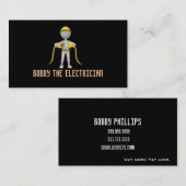 電気技師名刺 名刺 (正面/裏面)