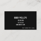 電気技師名刺 名刺 (裏面)