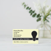 電気技師名刺 名刺 (スタンド正面)