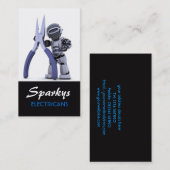 電気技師名刺 名刺 (正面/裏面)