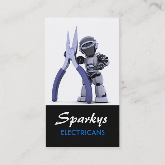 電気技師名刺 名刺 (正面)