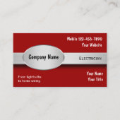 電気技師名刺 名刺 (正面)