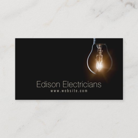 電気技師名刺 名刺 (正面)