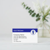 電気技師名刺 名刺 (スタンド正面)